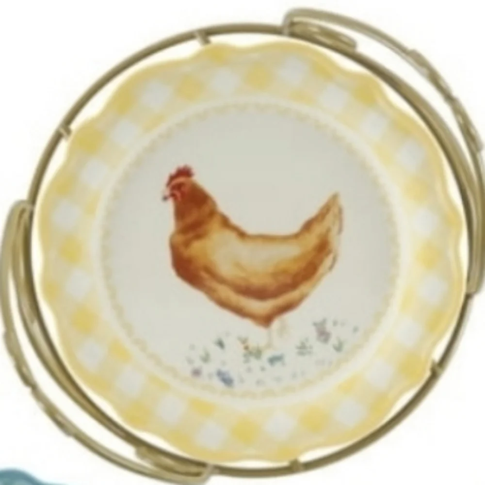 ❤️ New Pioneer Woman Novelty Appetizer Set of 4 Plates - Picture 5 of 6